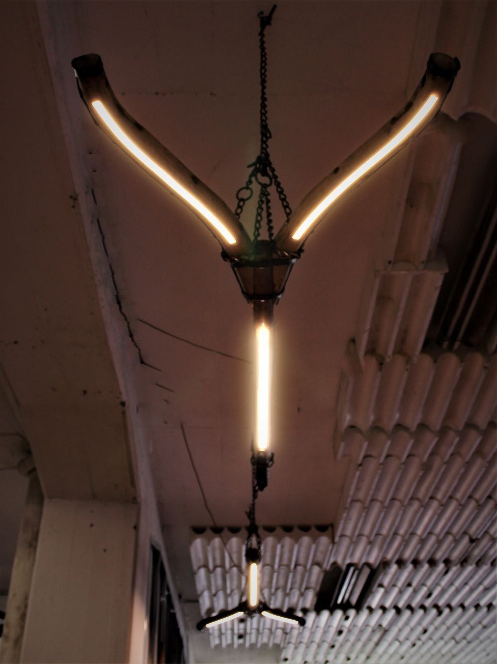 Lampade: Vintagelampe aus alter Deichsel. – Nuovo (secondo la descrizione) da Trun venduto da artantic 2