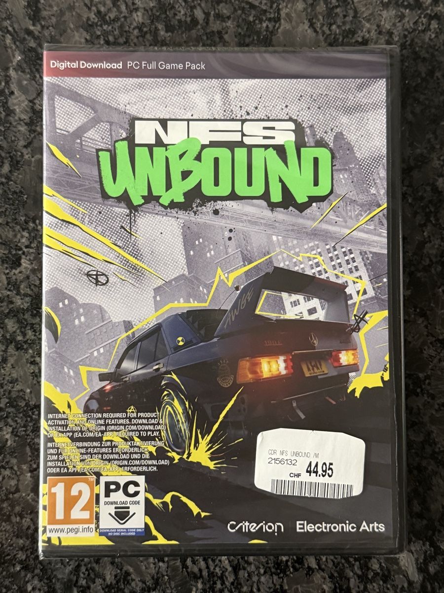 Microsoft Spiele: Need for Speed Unbound PC (Download Code Neu) – Neu und originalverpackt aus Spreitenbach von Diara14
