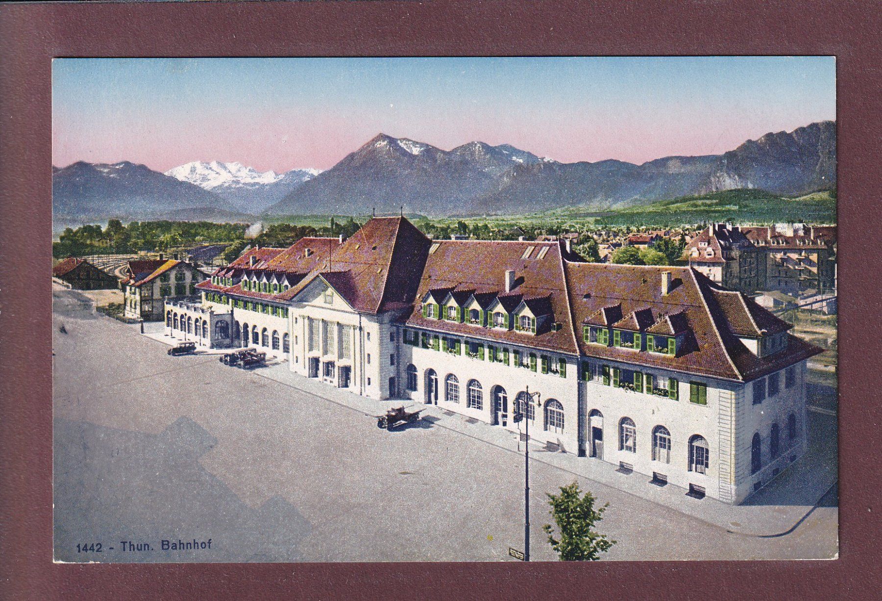 Ansichtskarten: THUN - Bahnhof – Gebraucht aus Pully von nicecards