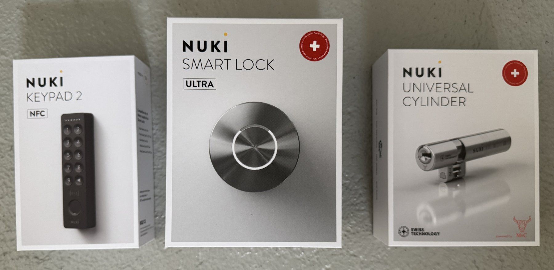 Neues Nuki Smart Lock Ultra und Keypad 2 NFC (Neu (gemäss Beschreibung ...