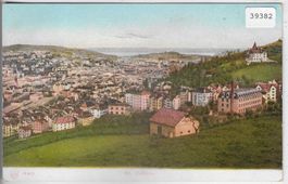 St. Gallen - Generalansicht - Litho