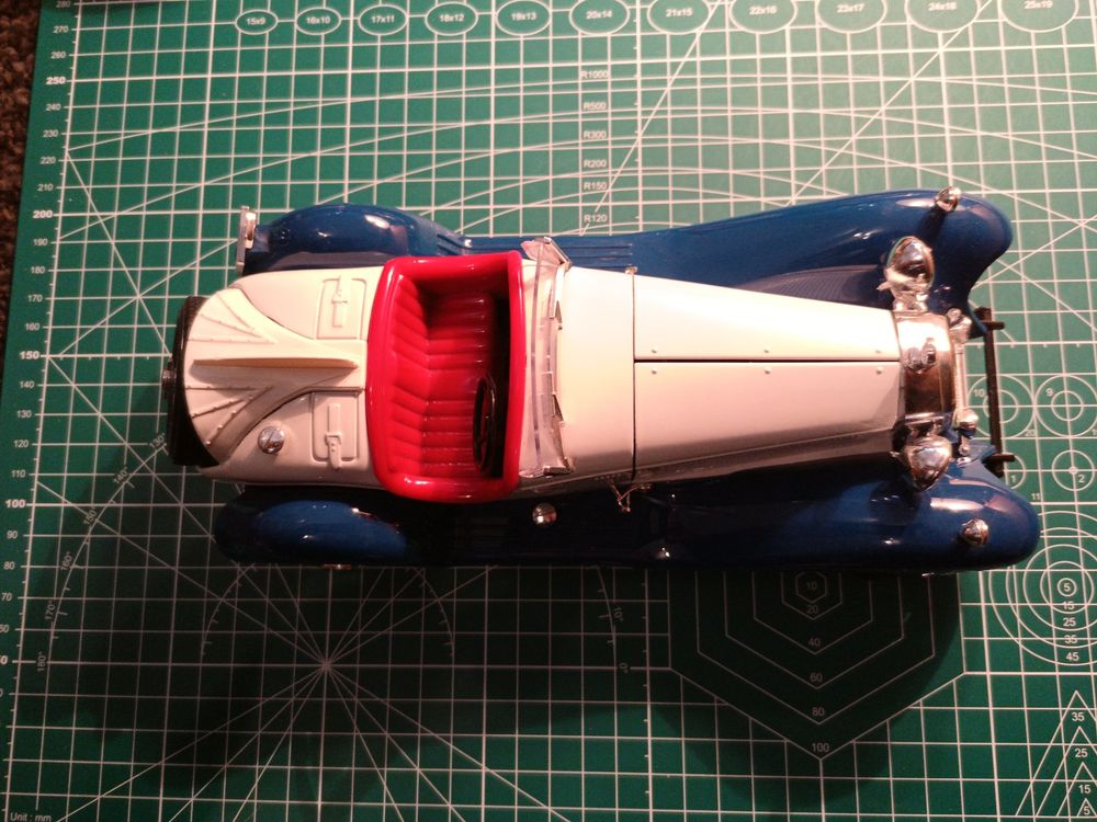 Ligne échappement 1/18 Burago Alfa Romeo 2300 spider 1932 #A30