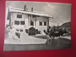 alte AK: St. Moritz Chesa Veglia im Winter 1951