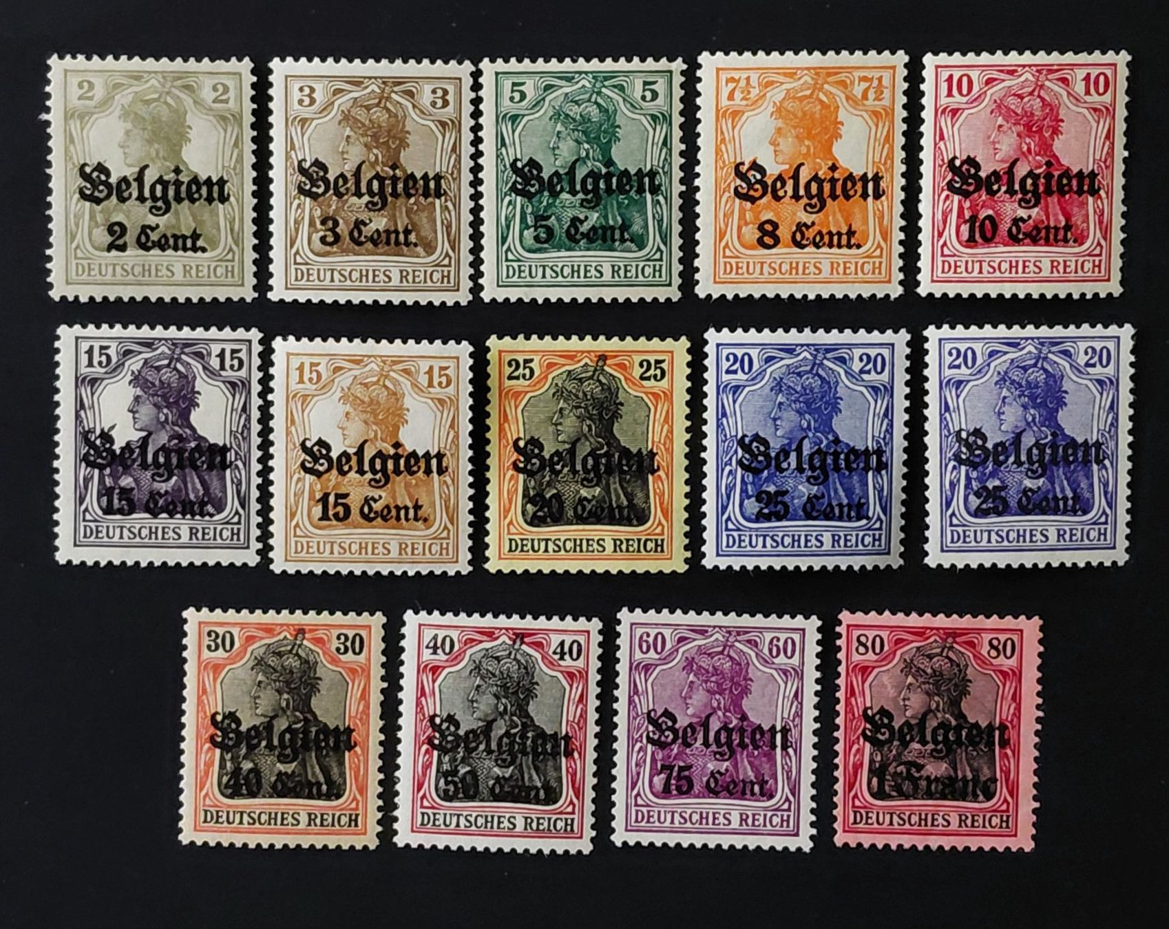 Tutti i francobolli: Deutsche Besetzung Belgien 1916** – Nuovo (secondo la descrizione) da Ebikon venduto da smartbox