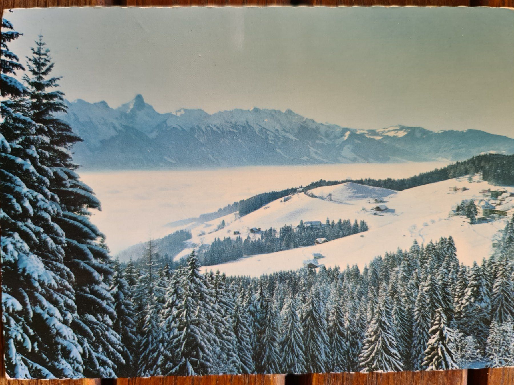 Cartoline postali: Ansichtskarte Heiligenschwendi – Usato da Dintikon venduto da Vexi