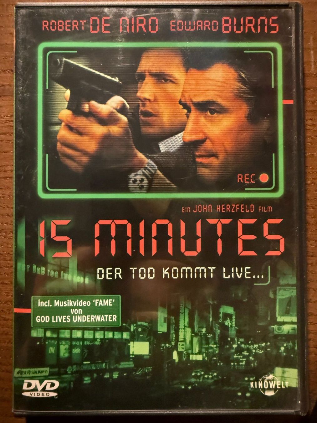 Tutti i DVDs: 15 Minutes - Der Tod kommt live – Usato da Zürich venduto da FilmFreunde