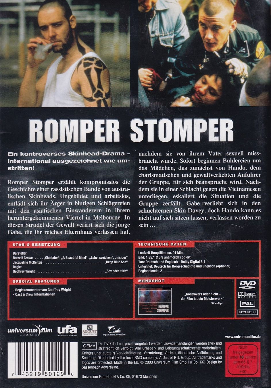 Tutti i DVDs: DVD ab Fr. 1.--, Romper Stomper – Usato da Lausen venduto da Mondeo10628 1