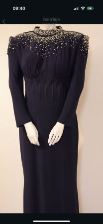 Elegantes, blaues Abendkleid, Gr...