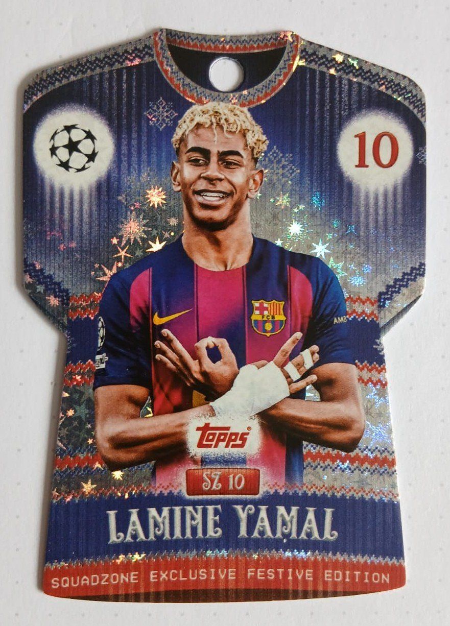 Topps Carte collezionabili: Toops Exclusive Festive Edition Lamine Yamal – Nuovo (secondo la descrizione) da Obergösgen venduto da tss_g2bj