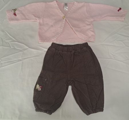 Ensemble pantalon + jacket pour fille Taille 62