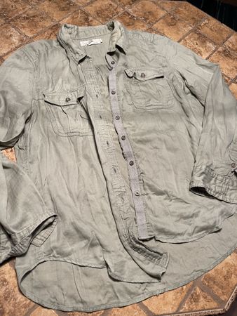 Camicia L.O.G.G. H&M di cotone colore cappuccino-M/L