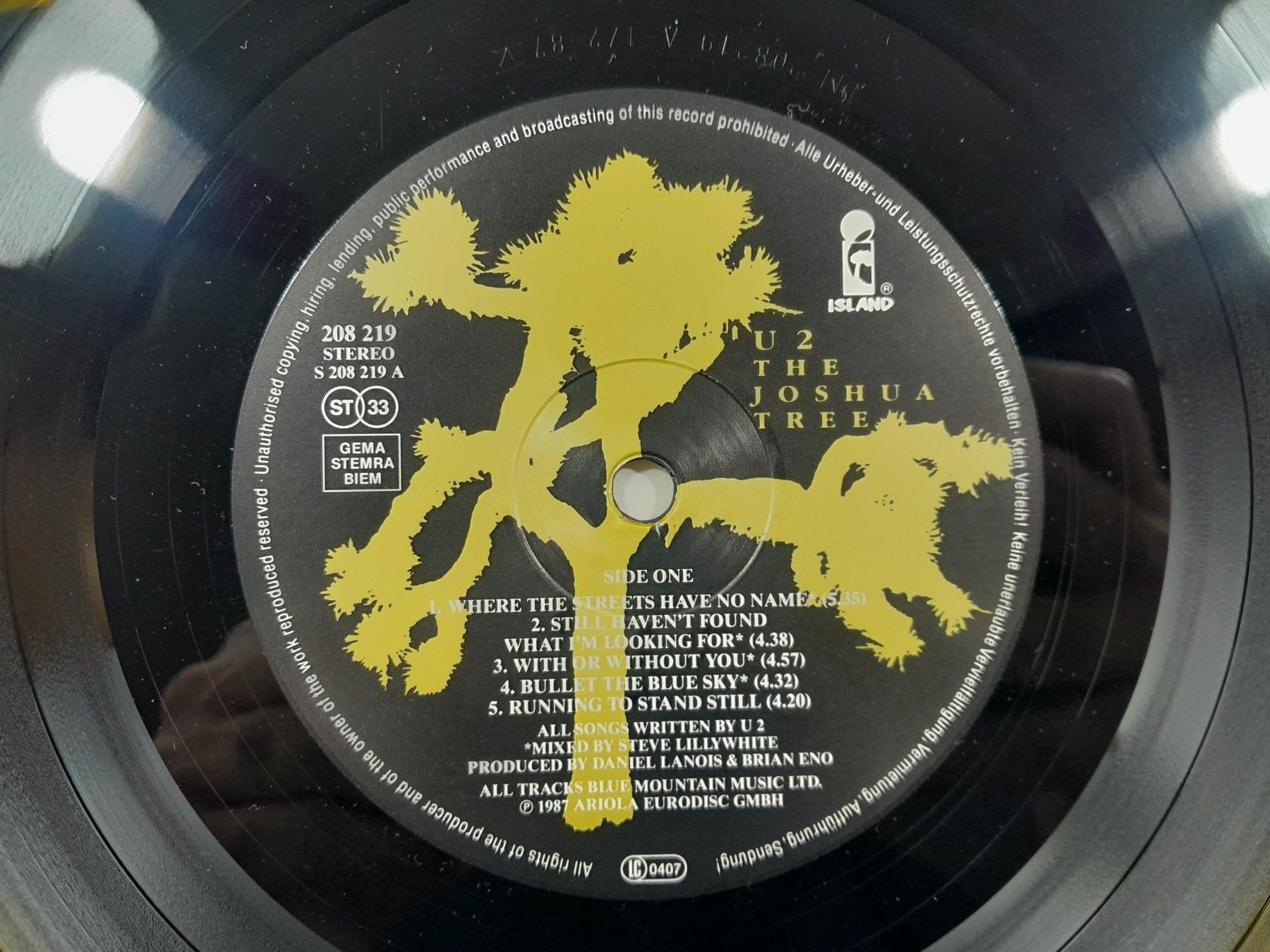 Dischi in vinile: LP / Vinlyl - U2 - Joshua Tree – Usato da Männedorf venduto da Bel-view 3