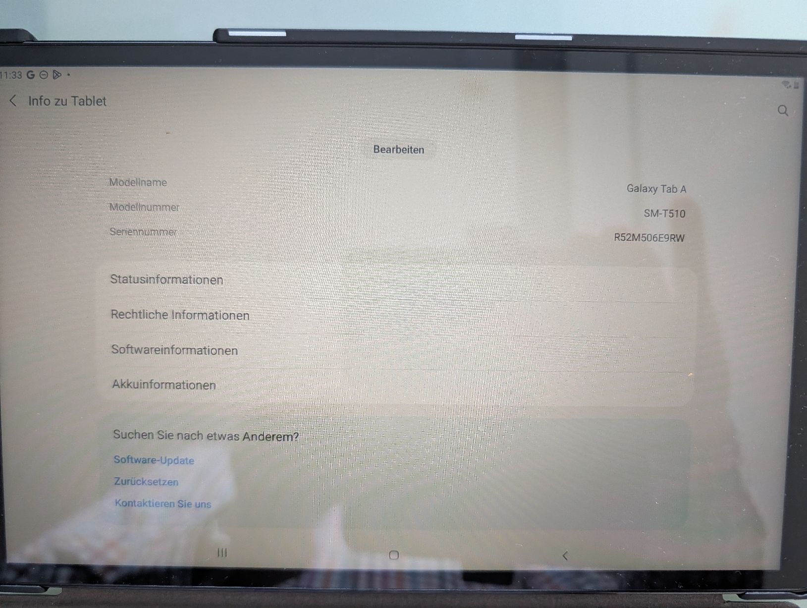 Samsung Tablet PC: Android Tablet Samsung Tab A, Model SM-T510 ,11" 32GB – Gebraucht aus Pfäffikon ZH von Gabriel64 4