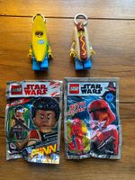 4 x Lego  (Star Wars und 2 Schlüsselanhänger)