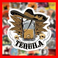 Cowboy Wilder Westen USA Texas Saloon Pferd 50 Stickerset