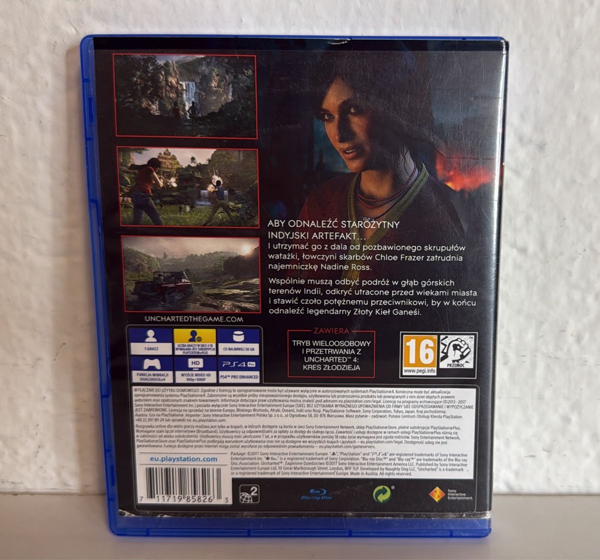 Sony Spiele: Uncharted PS4/PS5 Spiel Disc and Case – Gebraucht aus Ehrendingen von bubulence 1