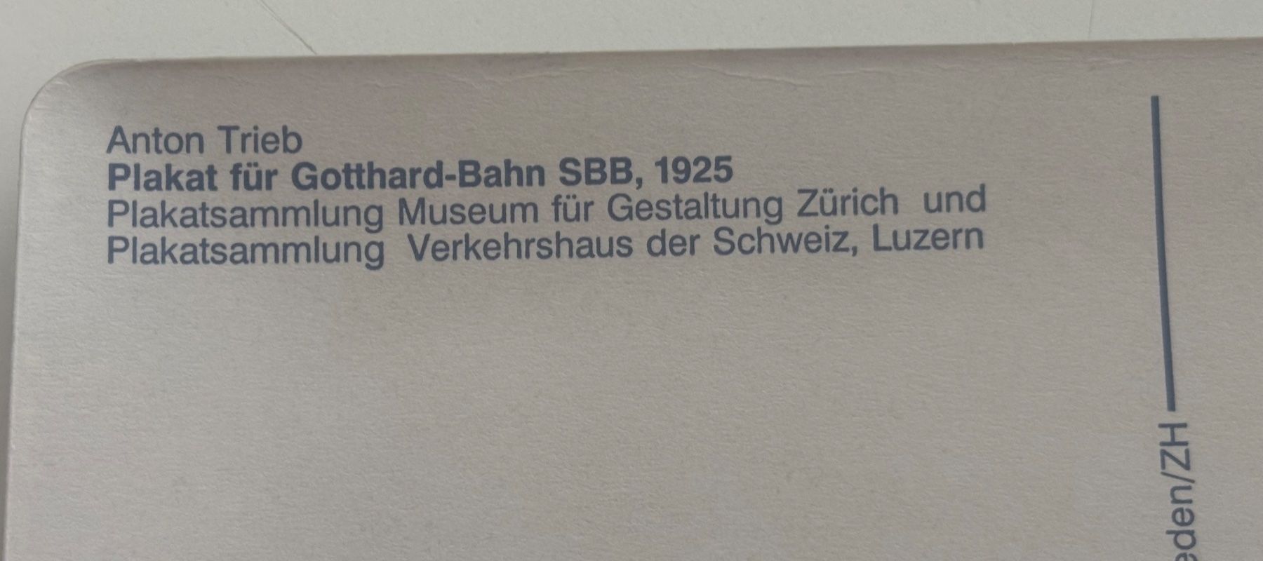 Cartoline postali: Carte postal métallique - Gotthard-Bahn SBB – Usato da Neuchâtel venduto da gefdeneuch 3
