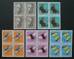 PJ 1950, Serie Viererblöcke J133-J137, Ersttag italienisch