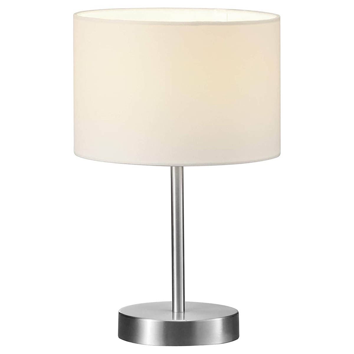 Lampade: Tischleuchte, Stoffschirm, Weiss – Nuovo (secondo la descrizione) da Kreuzlingen venduto da Smart-Light 2