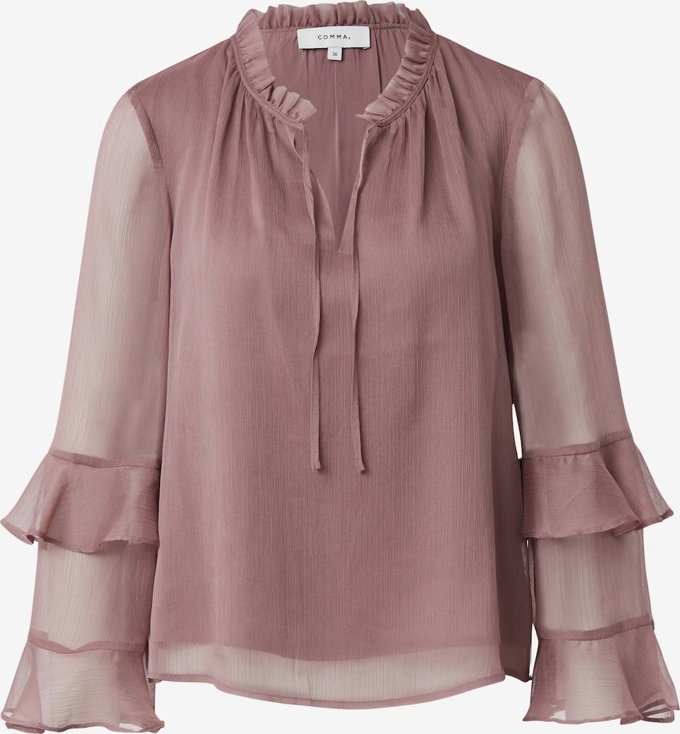 Comma Camicette: Comma Bluse rose, mit Rüschen - neuwertig! – Nuovo e nell'imballaggio originale da Luzern venduto da Sommer_26