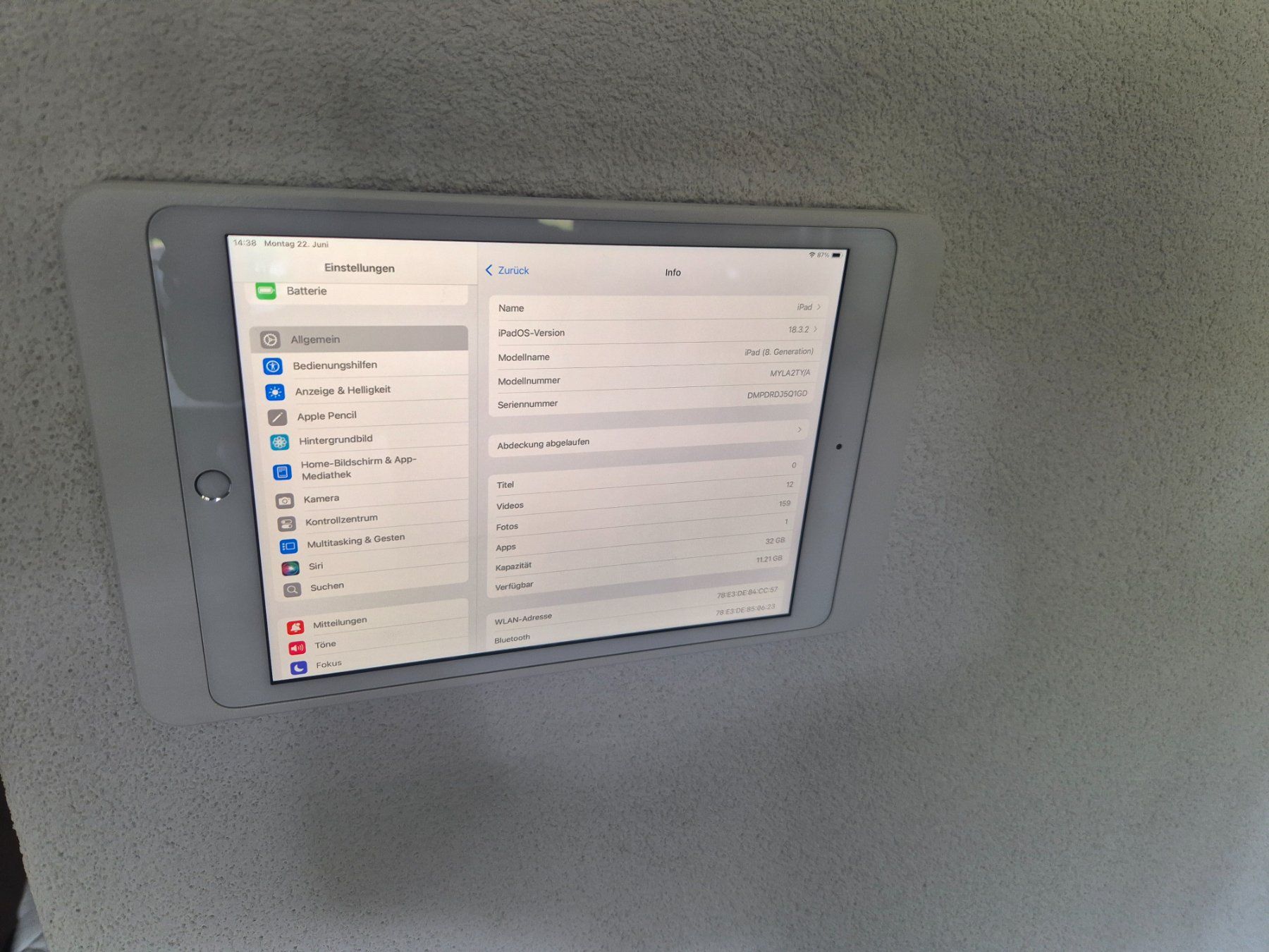 Wandhalterungen: iPad Wandhalterung, **Neu** – Neu (gemäss Beschreibung) aus Sitterdorf von Lenggi7 3