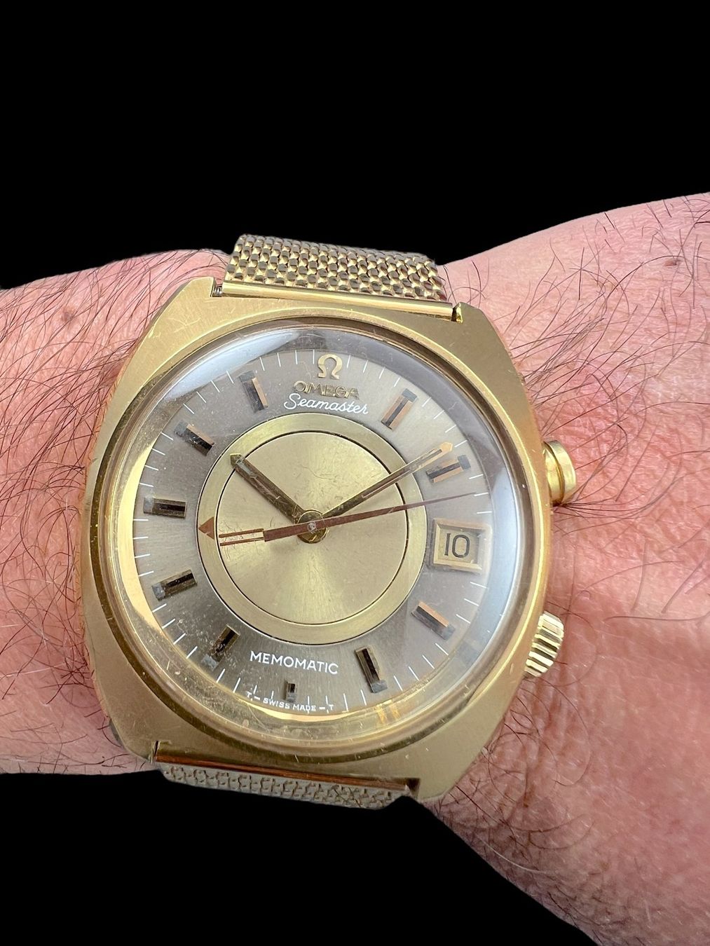 Omega Orologi: Omega Seamaster Memomatic Automatic 40mm 1971 *U635 – Usato da Zürich venduto da GalerieInauen 5