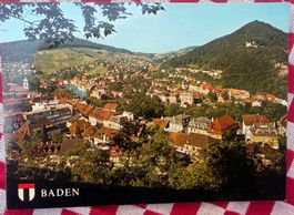 BADEN - Gesamtansicht - Ansichtskarte