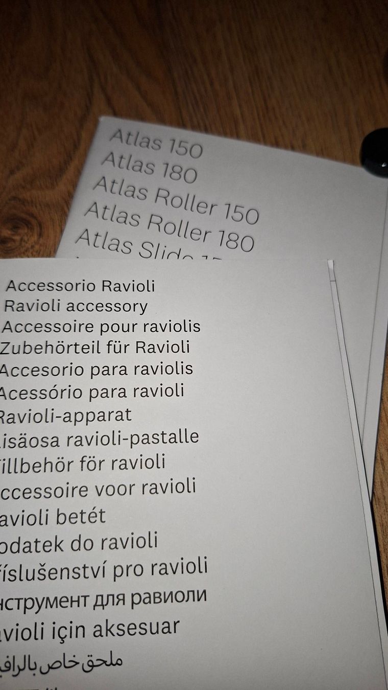 Elettrodomestici da cucina: Machinee à pâtes Marcato Atlas 180, avec accessoires – Usato da La Rippe venduto da veromaud 4