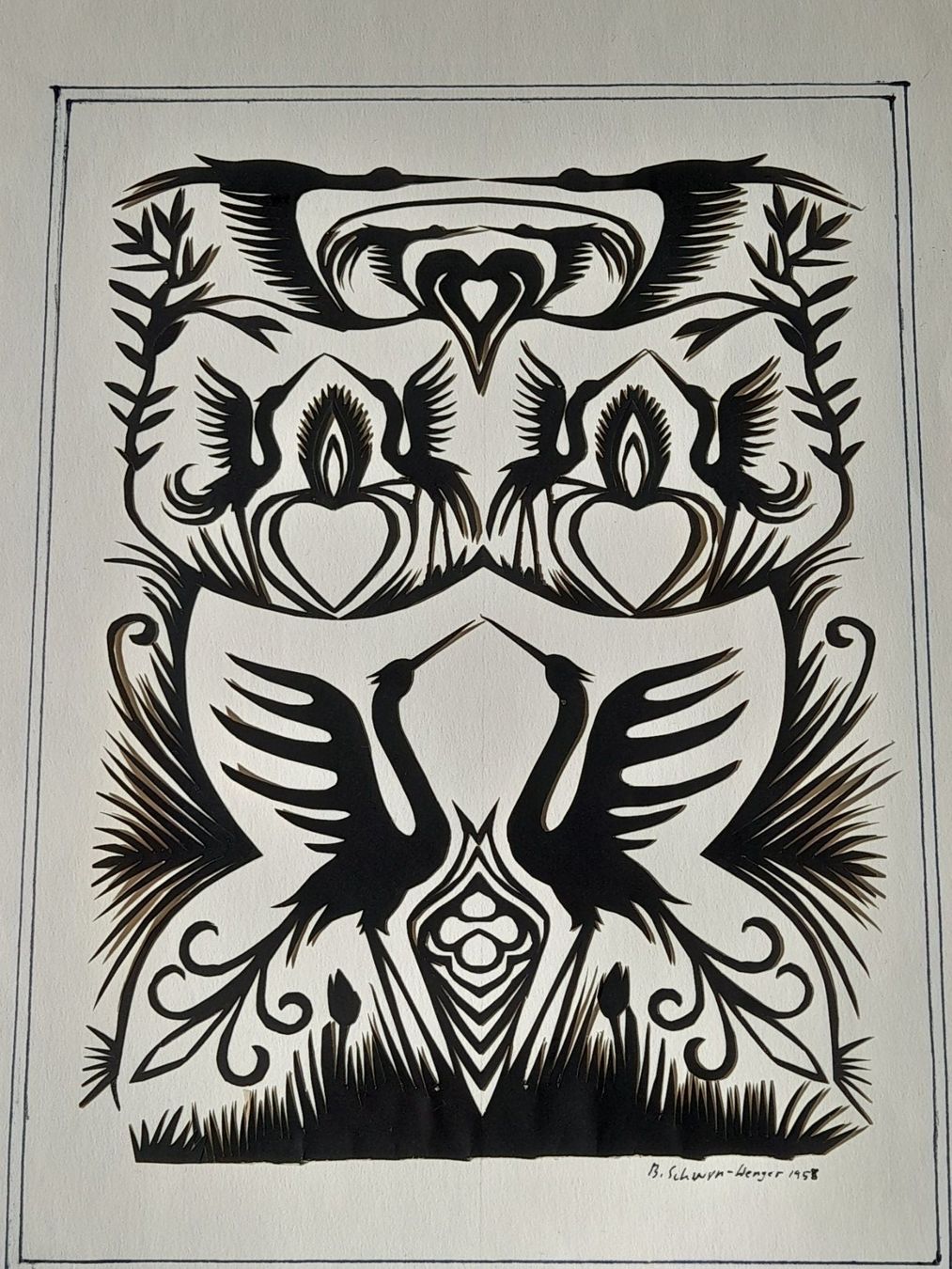 Arts picturaux & lithographies: Scherenschnitt  Barbara Schwyn-Wenger – D'occasion à Thun par Treff.....e 2