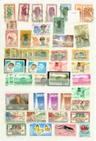 Kongo Sammlung auf 4 Alben-Seiten mit einigen FDC (Q776)