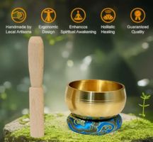 💫  Tibet Klangschale Set Meditation Yoga Entspannung