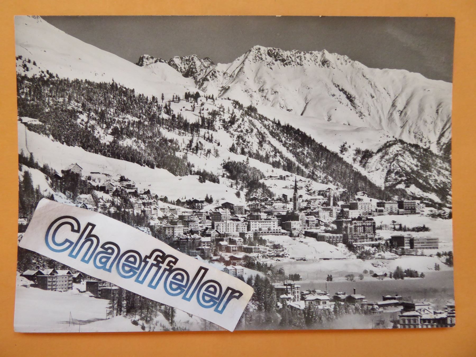 Cartoline postali: 1962 St. Moritz – Usato da Zürich venduto da Chaeffeler