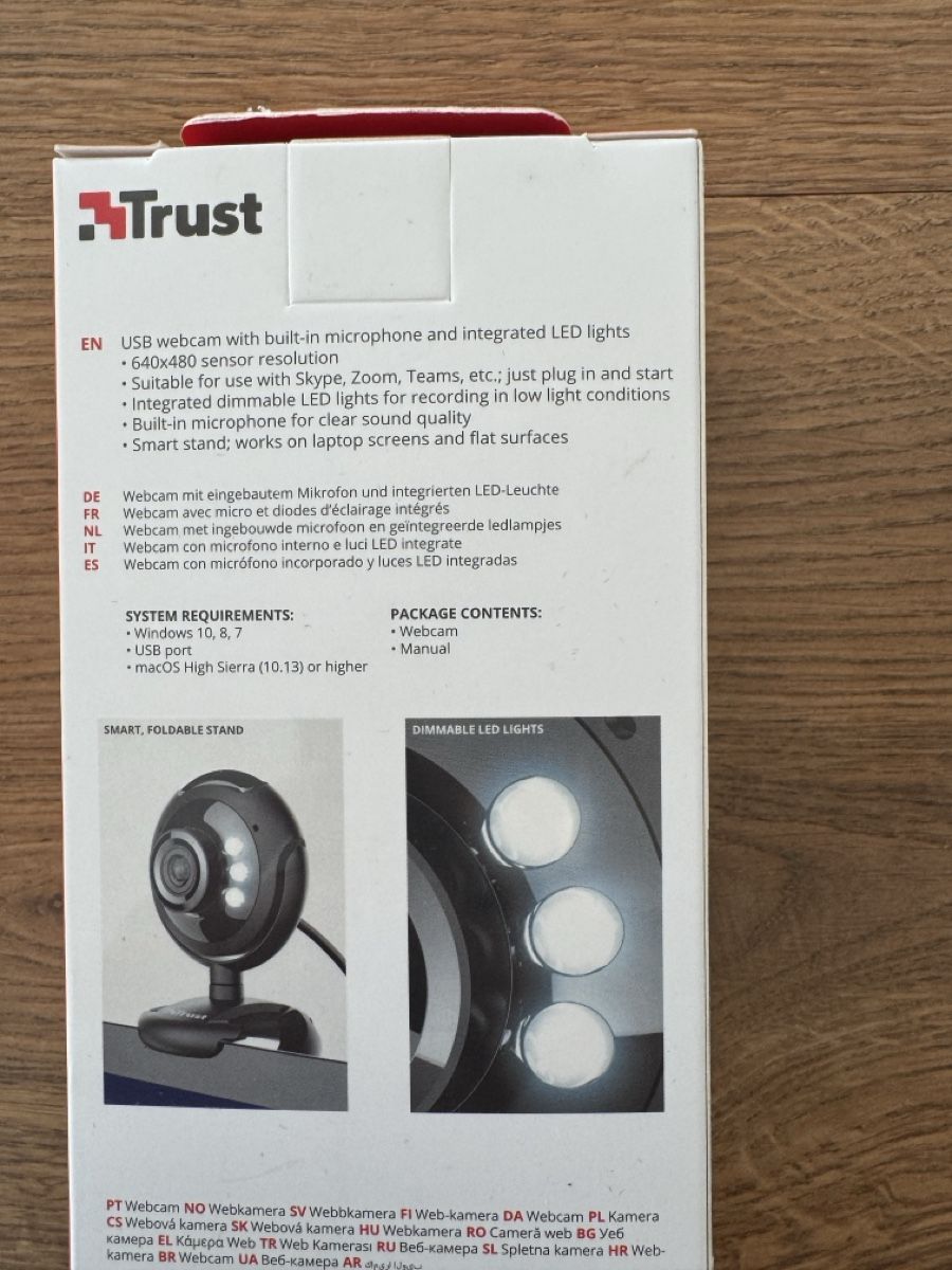 Webcam: Trust Spotlight Pro Webcam mit LED-Lichtern - Neu! – Nuovo e nell'imballaggio originale da Arlesheim venduto da Eli_77 2