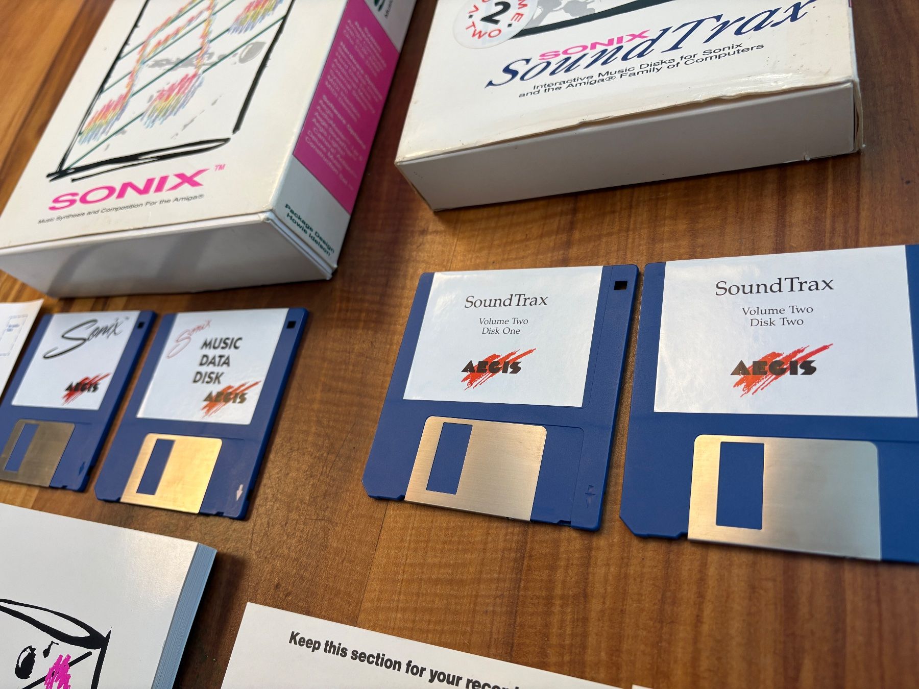 Software: Amiga Software: Aegis Sonix Music Composition + SoundTrax – Usato da Niederhasli venduto da Manuf0 3