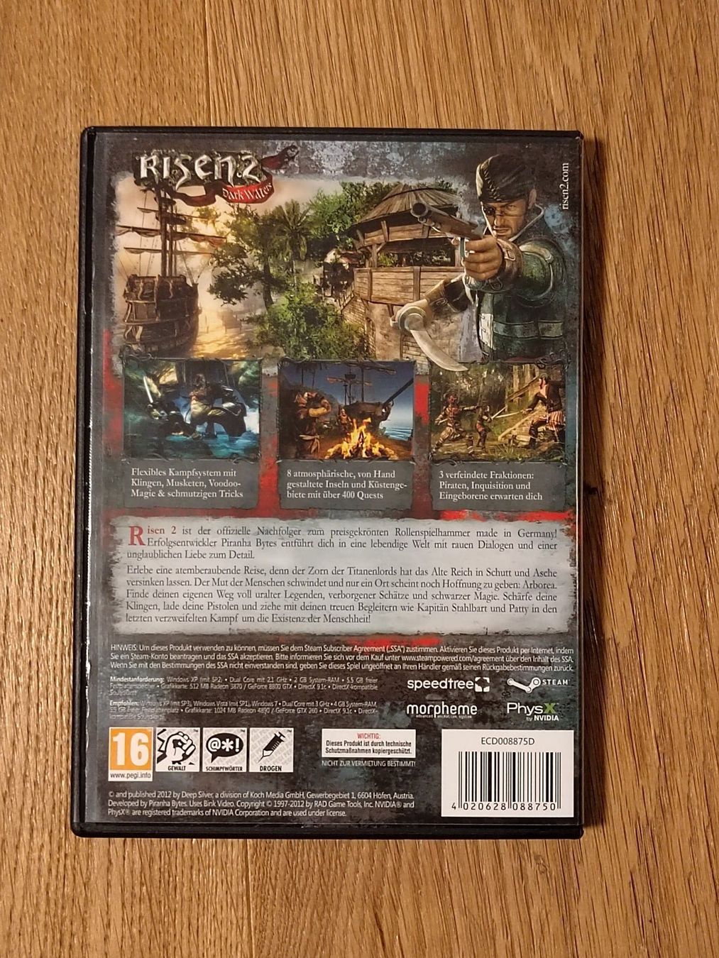 Jeux: Risen 2 PC 2012 DE – D'occasion à Fribourg par Nooky 1