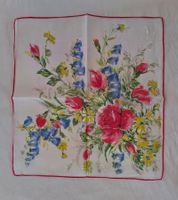 Taschentuch / Sommer - Blumen zirka 60er Jahre ab Fr. 4.-