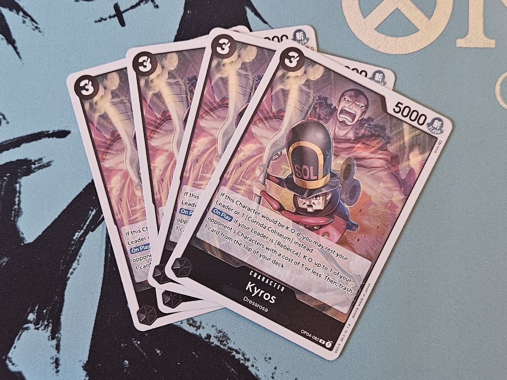 Bandai Carte collezionabili: 4x One Piece TCG - Kyros EN – Nuovo (secondo la descrizione) da Safnern venduto da wil_z6qf