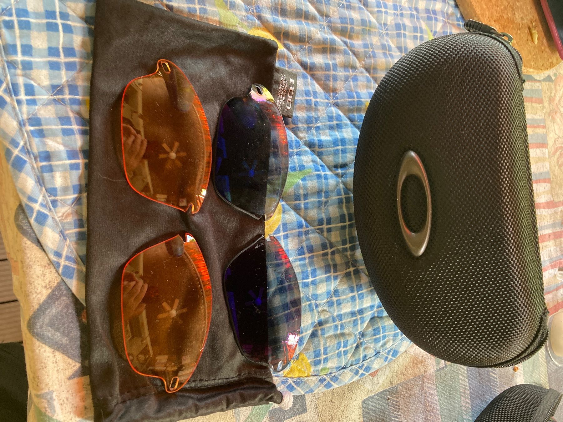 Oakley Occhiali & Lenti: Oakley Ersatzgläser Set mit Etui fast jacket – Usato da Turbenthal venduto da littledevil71