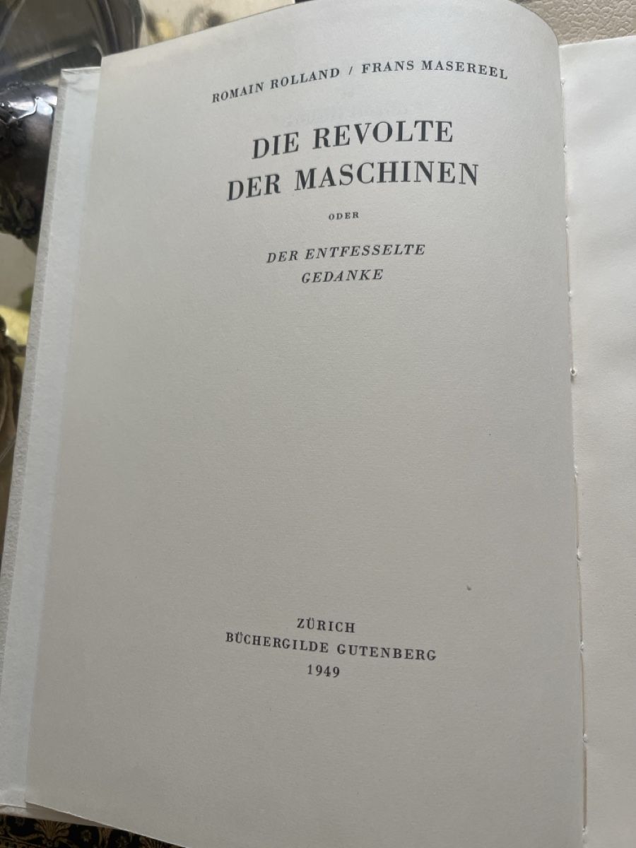 Libri: Libro Romain Rolland La rivolta delle macchine 1949 – Usato da Poschiavo venduto da fupaco 1