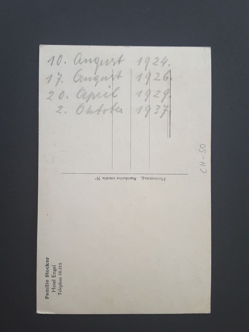 Cartoline postali: AK Mariastein SO , Gasthof Engel – Usato da Reichenburg venduto da Pipo-67 1