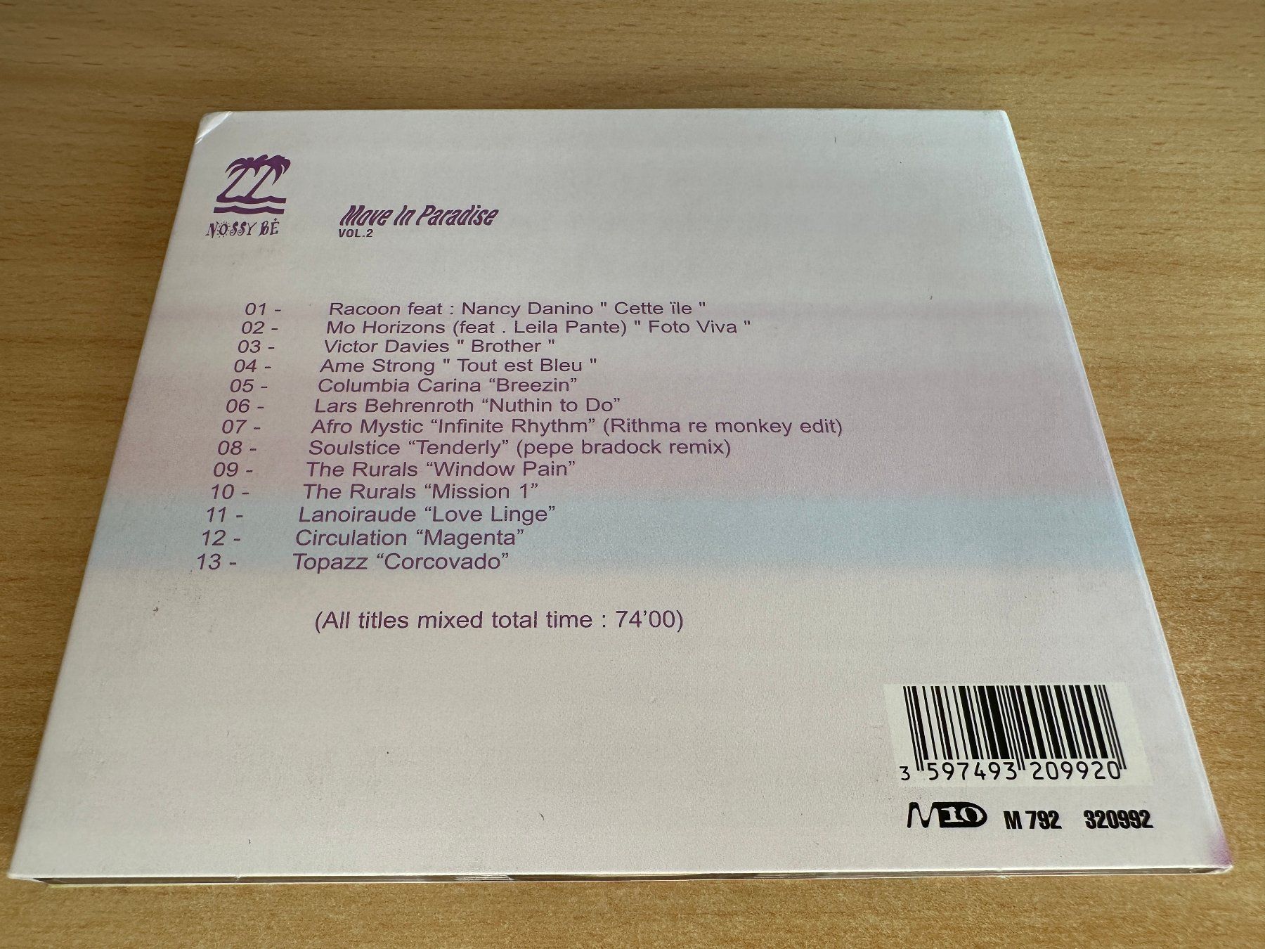 CDs: Various – Nossy Bé - Move In Paradise Vol. 2 – Gebraucht aus Rikon im Tösstal von Alpenmutz 1