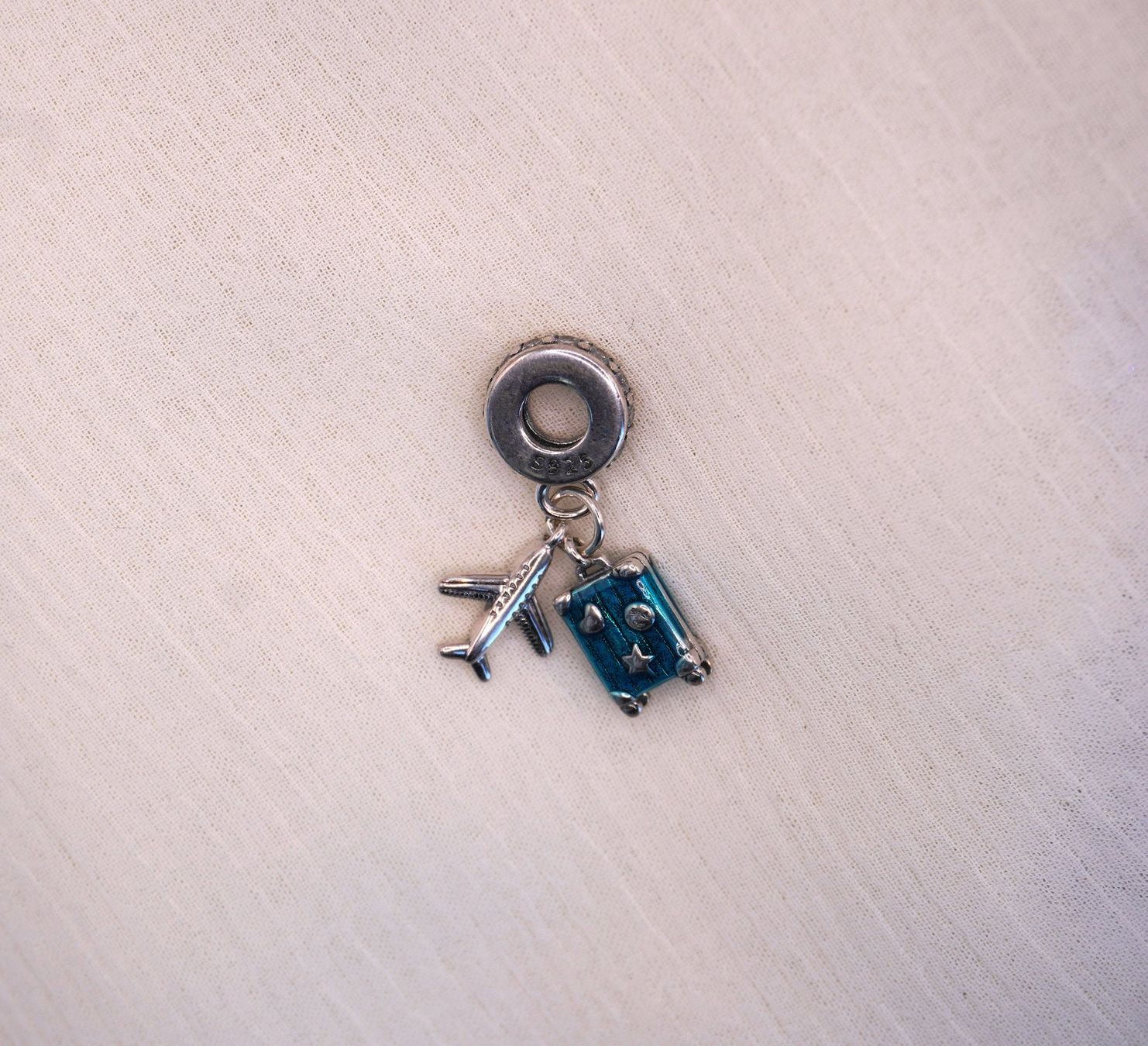Ciondoli: Charm "travel plane" zu Pandora S925 – Nuovo (secondo la descrizione) da Niederbüren venduto da Fidi5 1
