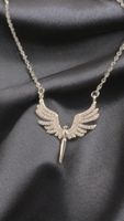Collana con ciondolo ali d'angelo 