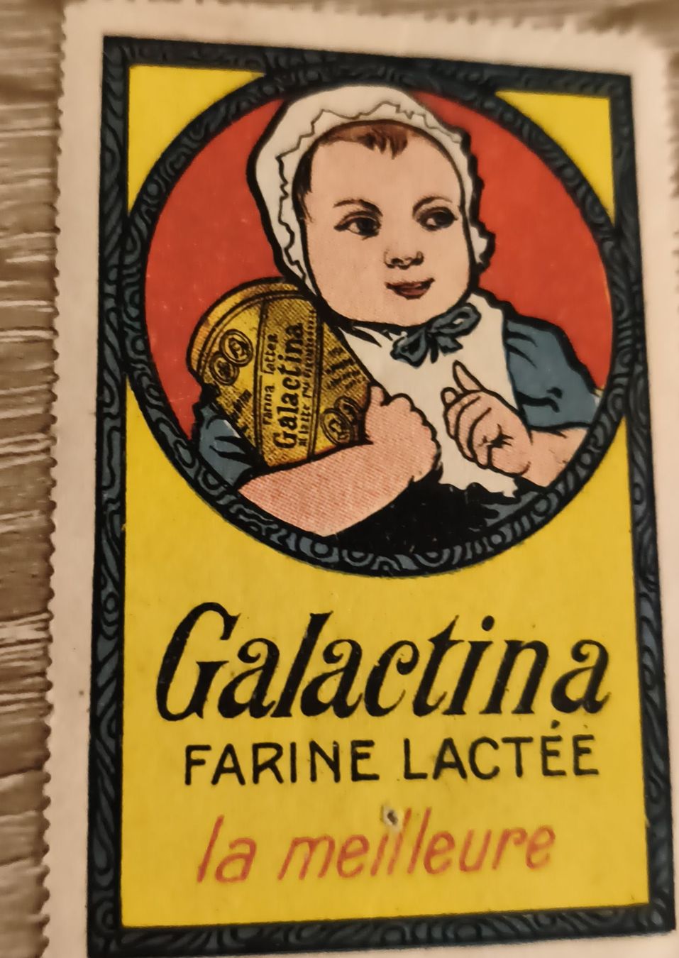 Autobahnvignetten: Etiquette Galactina Farine Lactée ancienne usagée – Gebraucht aus Prilly von jor_x27s