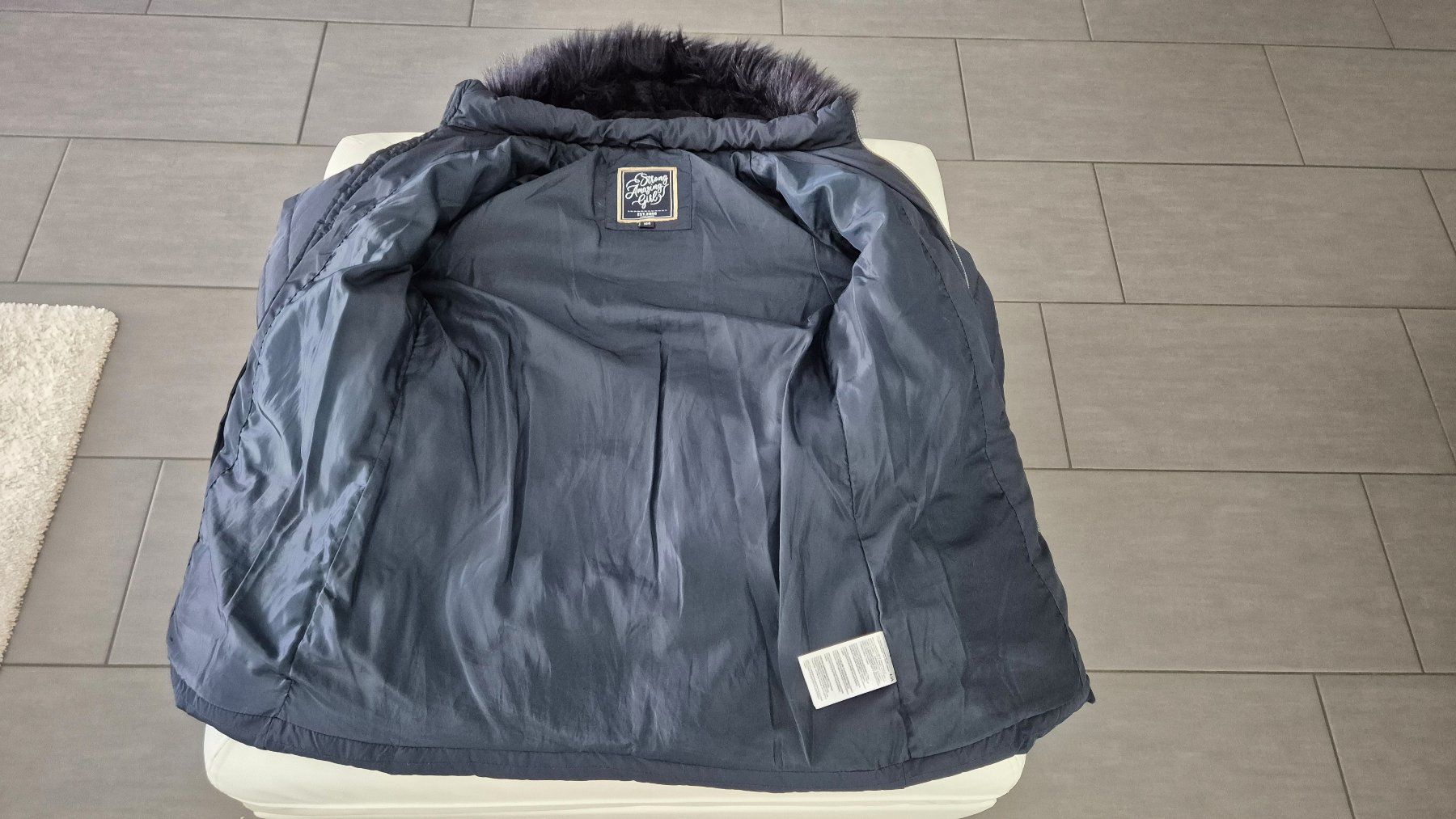 C&A Vestes & Manteaux: Wintermantel Mädchen blau – D'occasion à Bischofszell par cor_dsx2 1