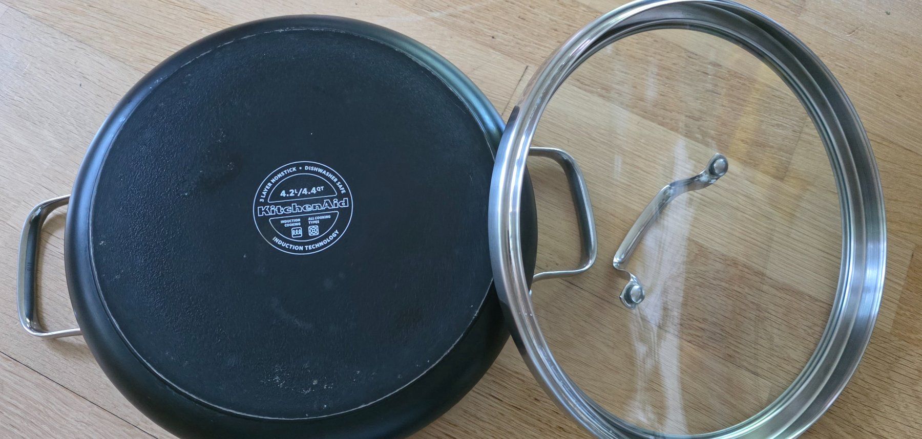 Kitchenaid Padelle: Kitchenaid Servierpfanne/Casserole pan with lid - 28cm – Usato da Zürich venduto da stargazer33 3