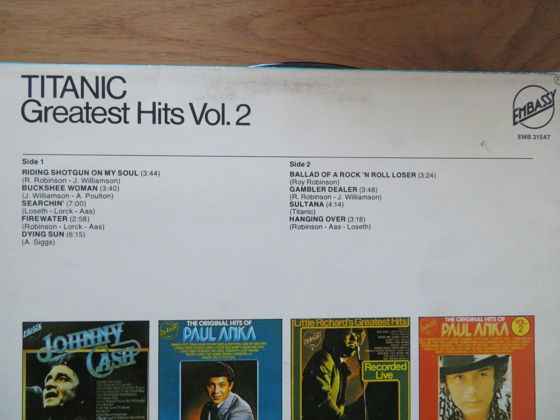 Dischi in vinile: TITANIC GREATEST HITS VOL2 – Nuovo (secondo la descrizione) da Zürich venduto da max_cp5f 1