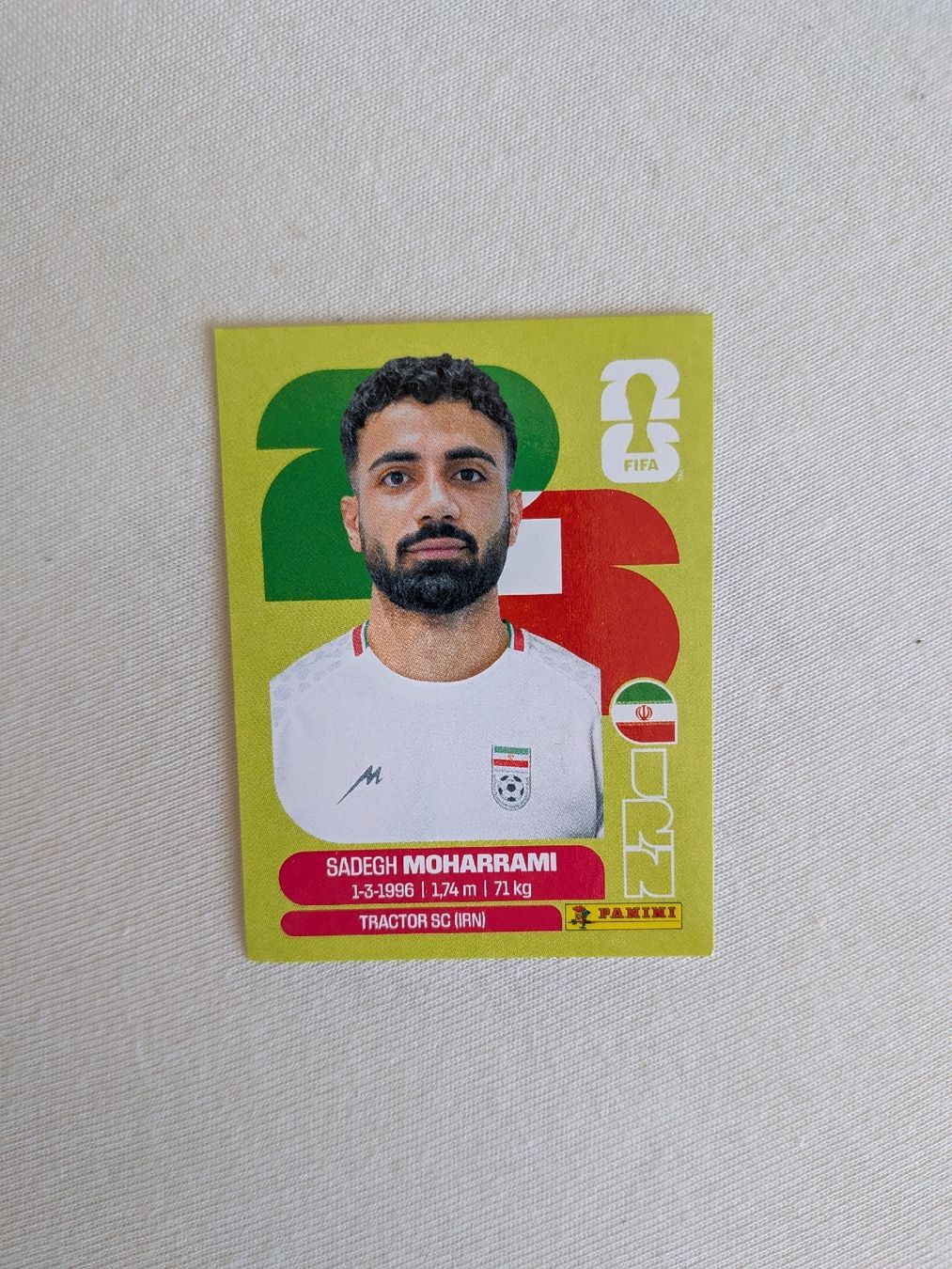 Panini Sammelbilder & Trading cards: Panini Bild IRN 9 – Neu (gemäss Beschreibung) aus Eschenbach SG von SanFranciscoCalifornia