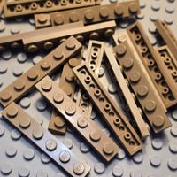 Lego 19x Platten 1x6 (3666) dark tan
