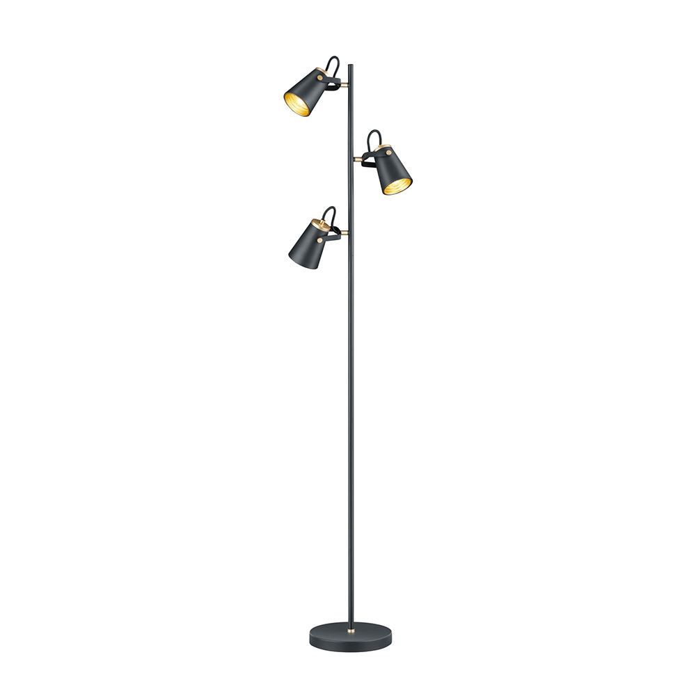 Lampade: Stehleuchte, Schwarz, 3 Strahler – Nuovo (secondo la descrizione) da Kreuzlingen venduto da Smart-Light 2